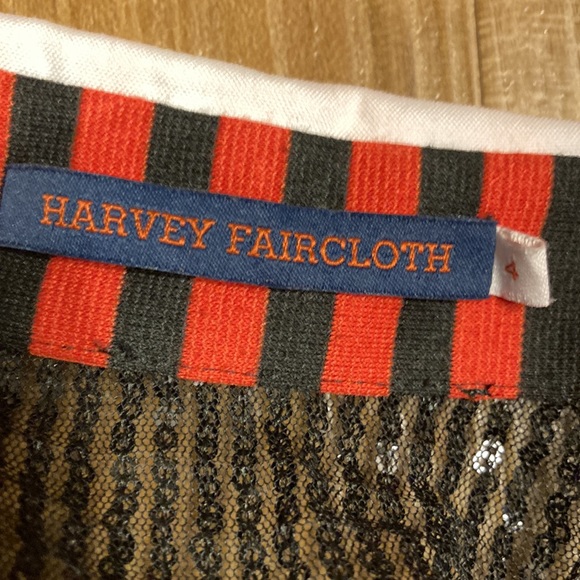 Harvey Faircloth striped sequin button up - Picture 4 of 5